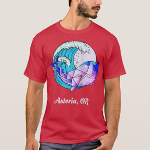 Camiseta Astoria OR Japonês Paint Geométrico Orca Killer Wh