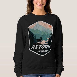 Camiseta Astoria Oregon Ou Montanhas Subem Caminhando Souve