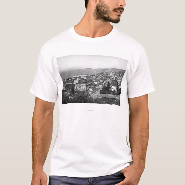 Camiseta Astoria, seção do negócio de Oregon e beira-rio (Frente)