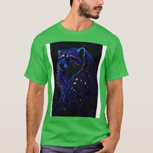 Camiseta Astral Raccoon In The Sky