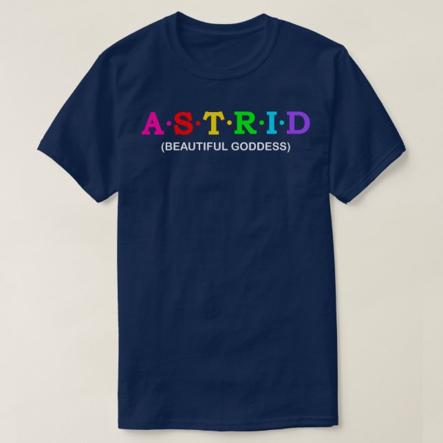 Camiseta Astrid linda deusa (Frente do Design)