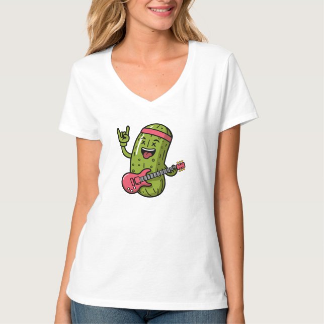 Camiseta Astro de Rock em Picles (Frente)