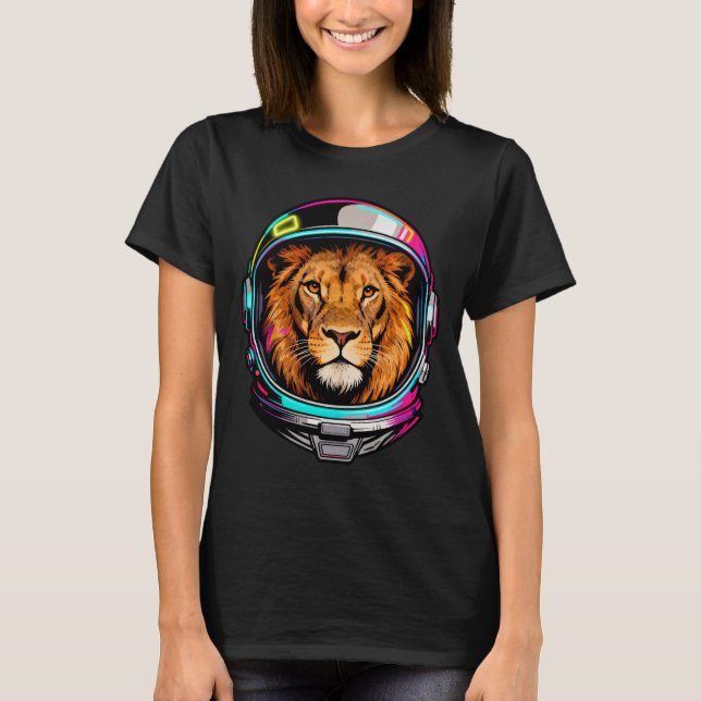 Camiseta Astro Lion Color. (Frente)