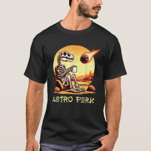 Camiseta Astro Perk Dinossaur Meteor Café Vintage Extincti
