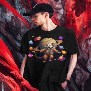Camiseta Astro-Possum: O Adorável Astronauta Do gambá