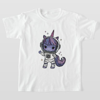Camiseta Astro Unicorn Cute