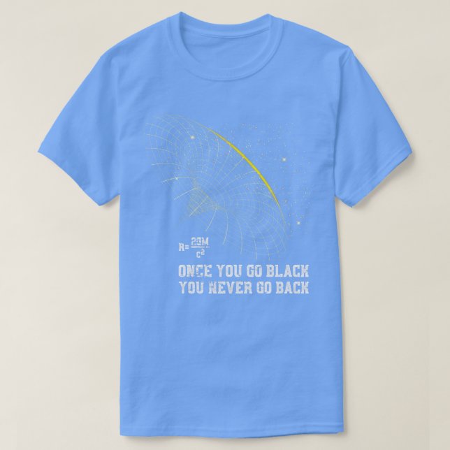 Camiseta Astrofísica Blackhole Pun Physics (Frente do Design)