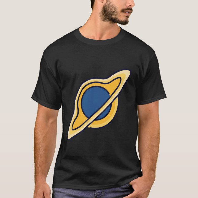 Camiseta Astrofísica de Buraco Negro (Frente)