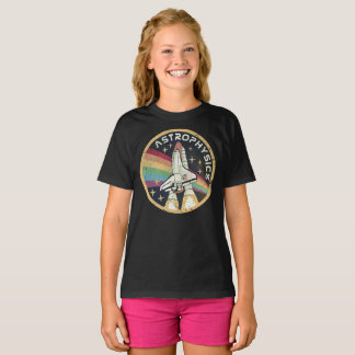 Camiseta Astrofísica Emblema Vintage V02