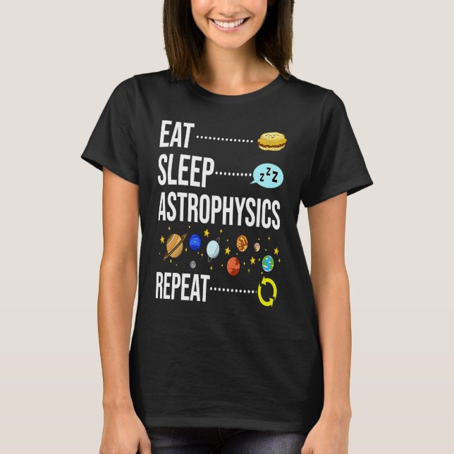 Camiseta Astrofísico Astronomia Astronômica Telescópio (Frente)