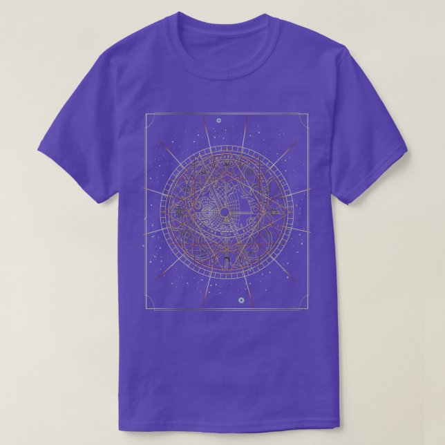 Camiseta Astrolabe Zodiac (Frente do Design)