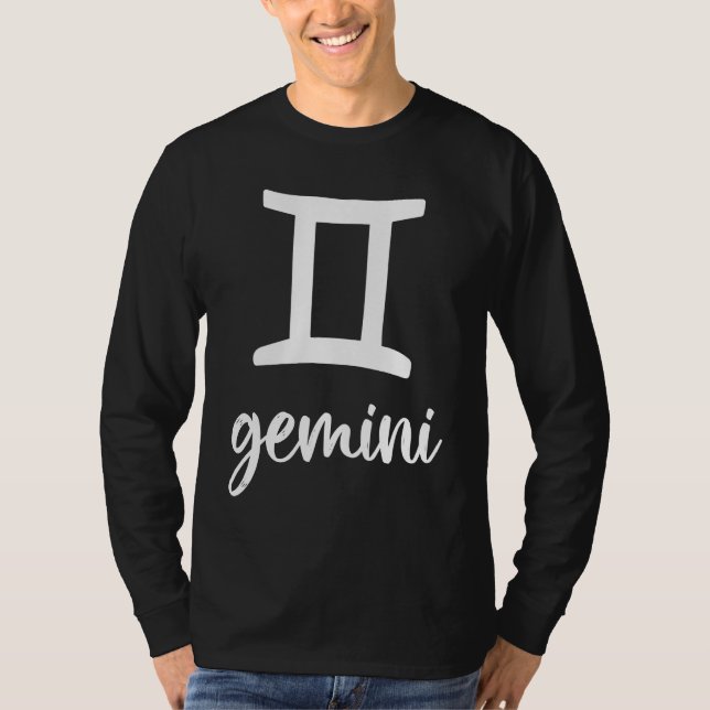 Camiseta Astrologia Gêmeos Zodíaco (Frente)