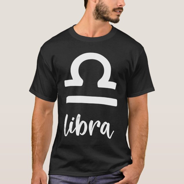 Camiseta Astrologia Libra Zodíaco (Frente)