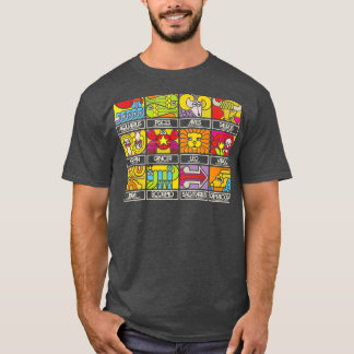 Camiseta Astrologia Sinais Zodiac Datas Estilo de Imagem Ae