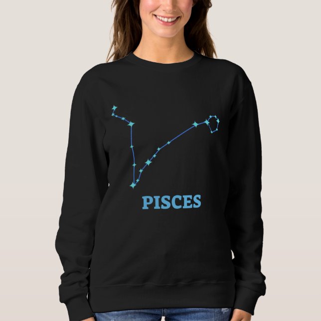 Camiseta Astrology Zodiac Sign Pisces Horoscope Constellati (Frente)