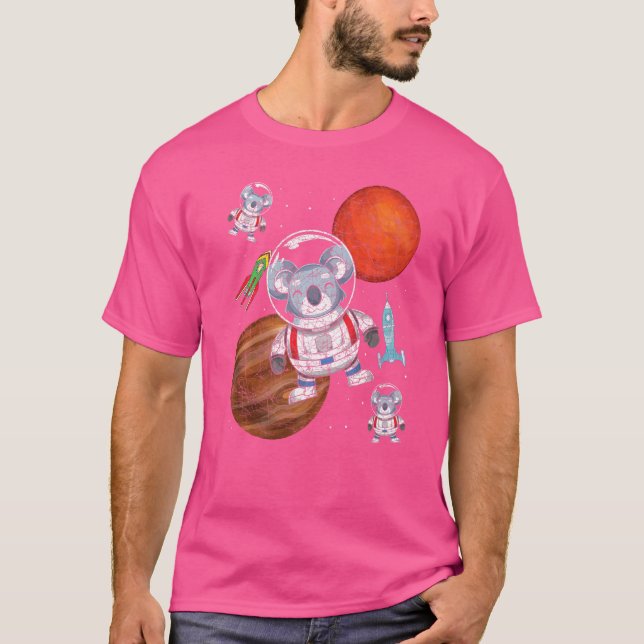 Camiseta Astron Animal da Austrália - Viagem do Espaço Plan (Frente)