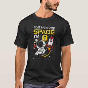 Camiseta Astronau Espacial Exterior do 8º Aniversário do Ra