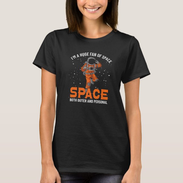Camiseta Astronaut Astronomy Solar System Outer Space Kids  (Frente)