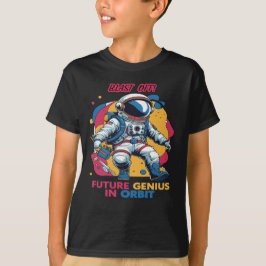 Camiseta Astronaut Back-to-School "Future Genius in Orbit" 