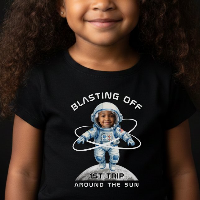 Camiseta Astronaut Birthday Party 1st Trip Around the Sun (Criador carregado)