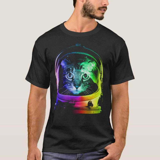 Camiseta Astronaut cat (Frente)