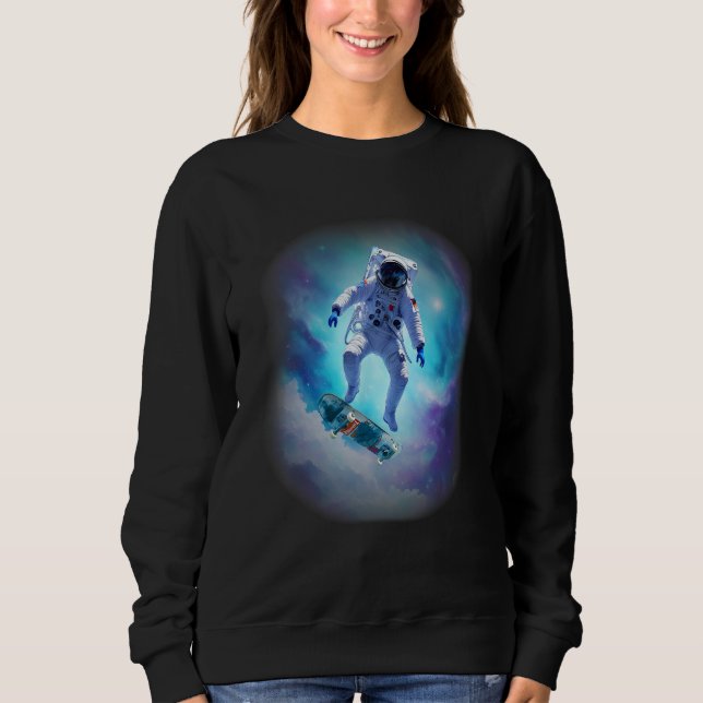 Camiseta Astronaut Cosmic Kickflip Skateboard 1 (Frente)