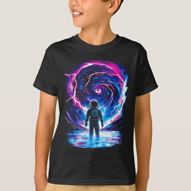 Camiseta Astronaut Cosmic Outer Space Galaxy Science  (Frente)