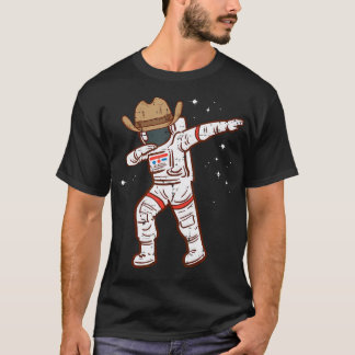 Camiseta Astronaut Cowboy Dab Space Dance Boys Girls Kids W