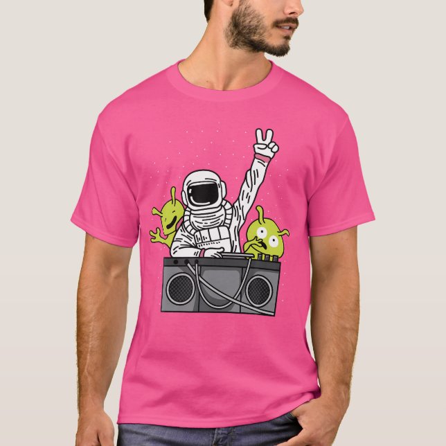 Camiseta Astronaut Dj Concert-Goer (Frente)