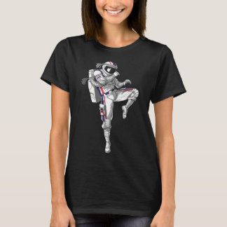 Camiseta Astronaut Muay Thai Boxing Karate Kickboxing Marti