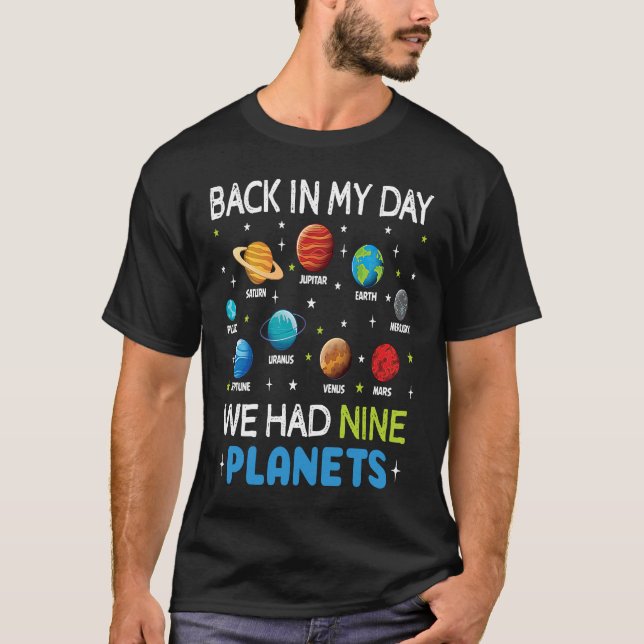 Camiseta Astronaut Planets Solar System Dwarf Space  Astron (Frente)