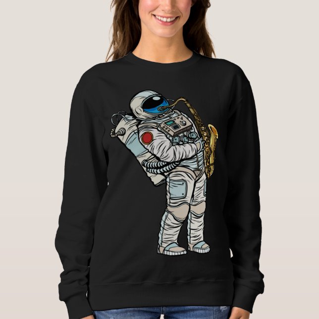 Camiseta Astronaut plays saxophone in space (Frente)