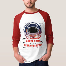 Camiseta Astronaut Portrait Sleeve Raglan