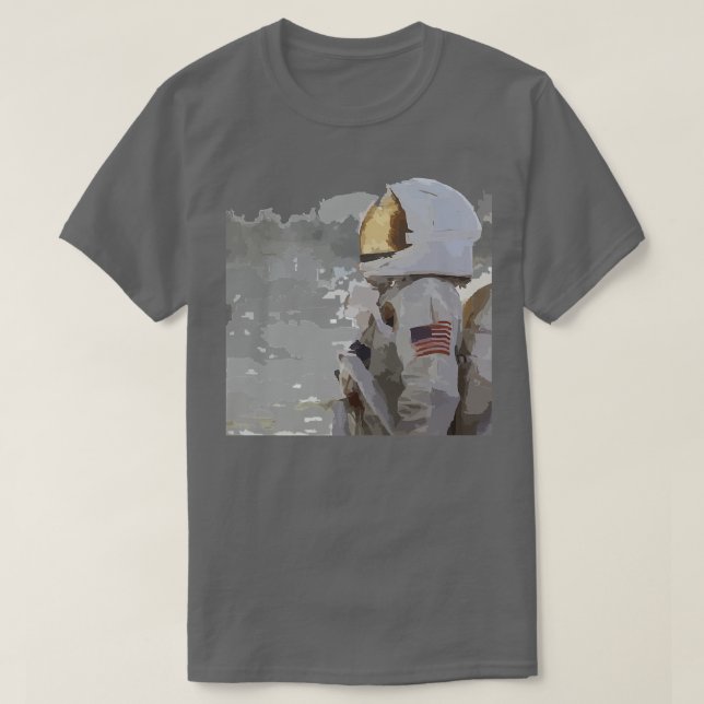 Camiseta Astronaut Setting Sights High  (Frente do Design)