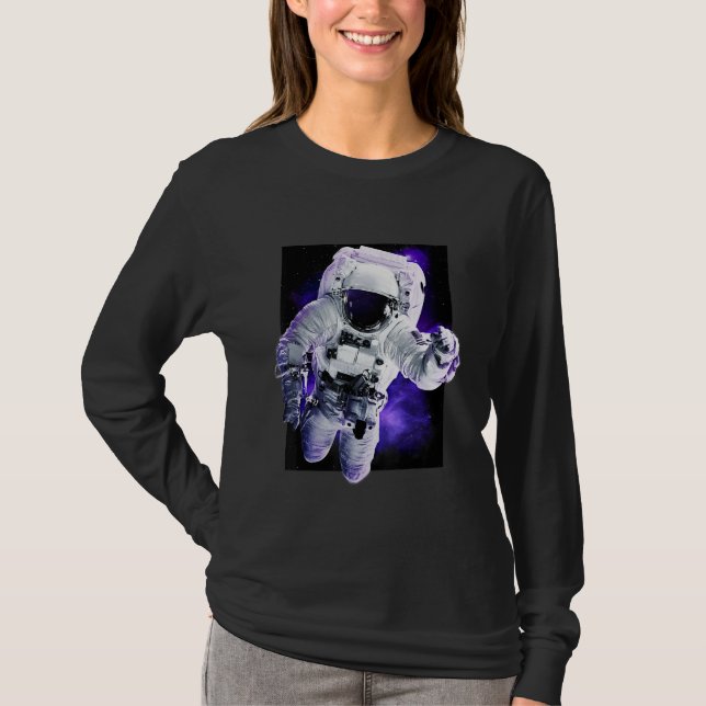 Camiseta Astronaut shirt, Space man, Alien, Outer space, vi (Frente)