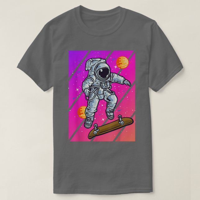 Camiseta Astronaut Skateboard  (Frente do Design)