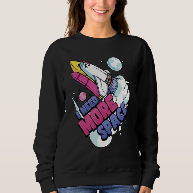 Camiseta Astronaut Space Galaxy Explorer Preciso De Mais Es (Frente)