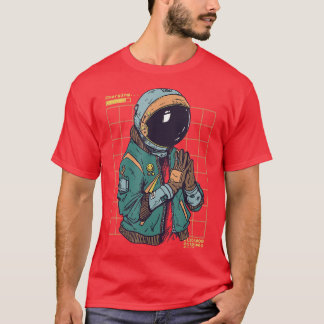 Camiseta Astronaut Space Travel Retro Aesthetic Streetwear