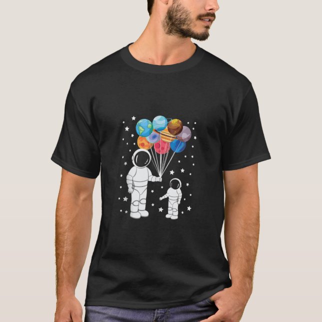Camiseta Astronaut Spaceman Funny Space Dwarf Solar System  (Frente)