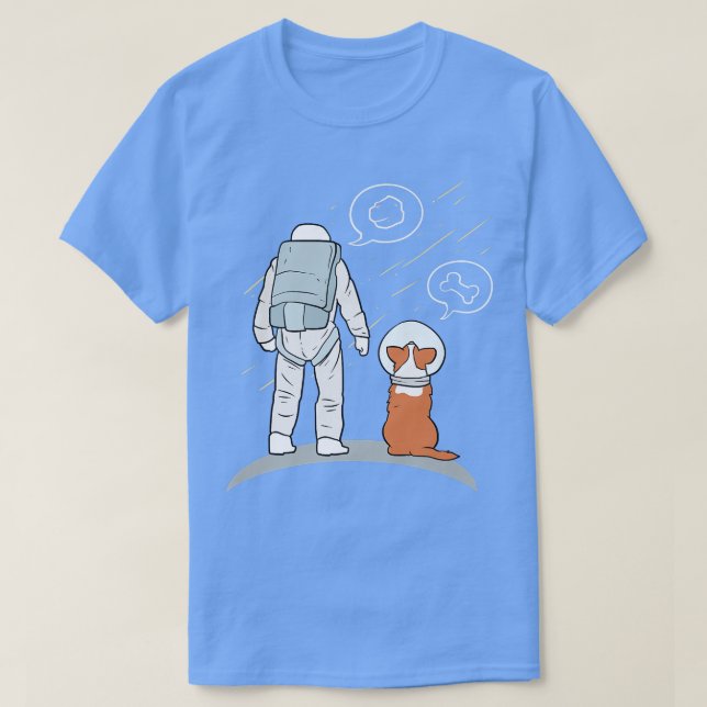 Camiseta Astronaut With Dog  (Frente do Design)