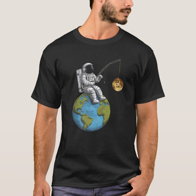 Camiseta Astronaut XRP Ripple Cripto Moeda Criptográfica Xr (Frente)