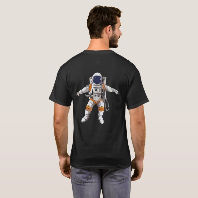 Camiseta Astronauta (Parte Traseira Completa)