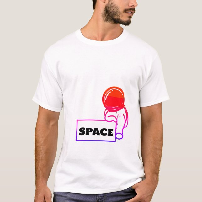 Camiseta astronauta (Frente)