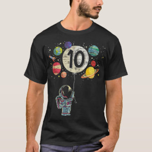 Camiseta Astronauta 10 anos dá aniversário