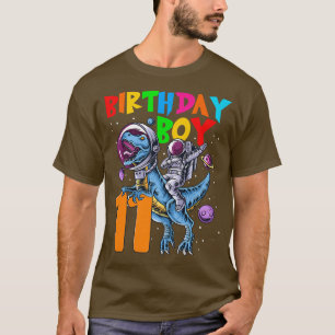 Camiseta Astronauta 11 di Astronauta De Aniversário De 11 A