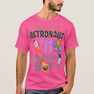 Camiseta Astronauta 11 do Astronauta do Dia de Aniversário 