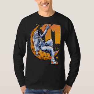 Camiseta Astronauta 11 rua de aniversário Menina de 11 anos