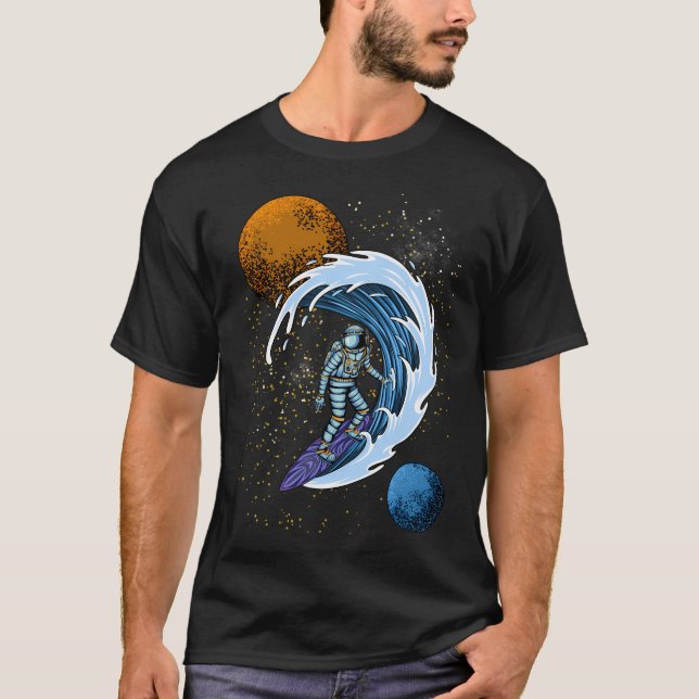Camiseta Astronauta 2 do surf (Frente)