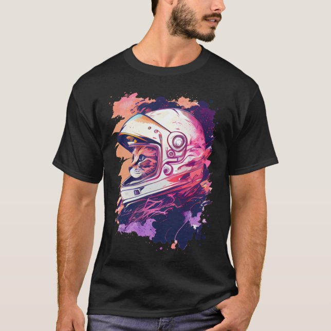 Camiseta Astronauta 6 Astronauta do Gato 80s 90s (Frente)