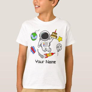 Camiseta Astronauta Aniversário